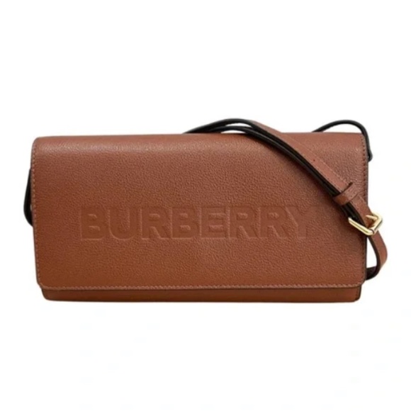 COPY - Burberry Henley Logo Leather Crossbody - Picture 1 of 6